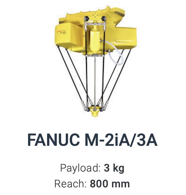 Fanuc M2iA/3A Delta Robot Data Sheet