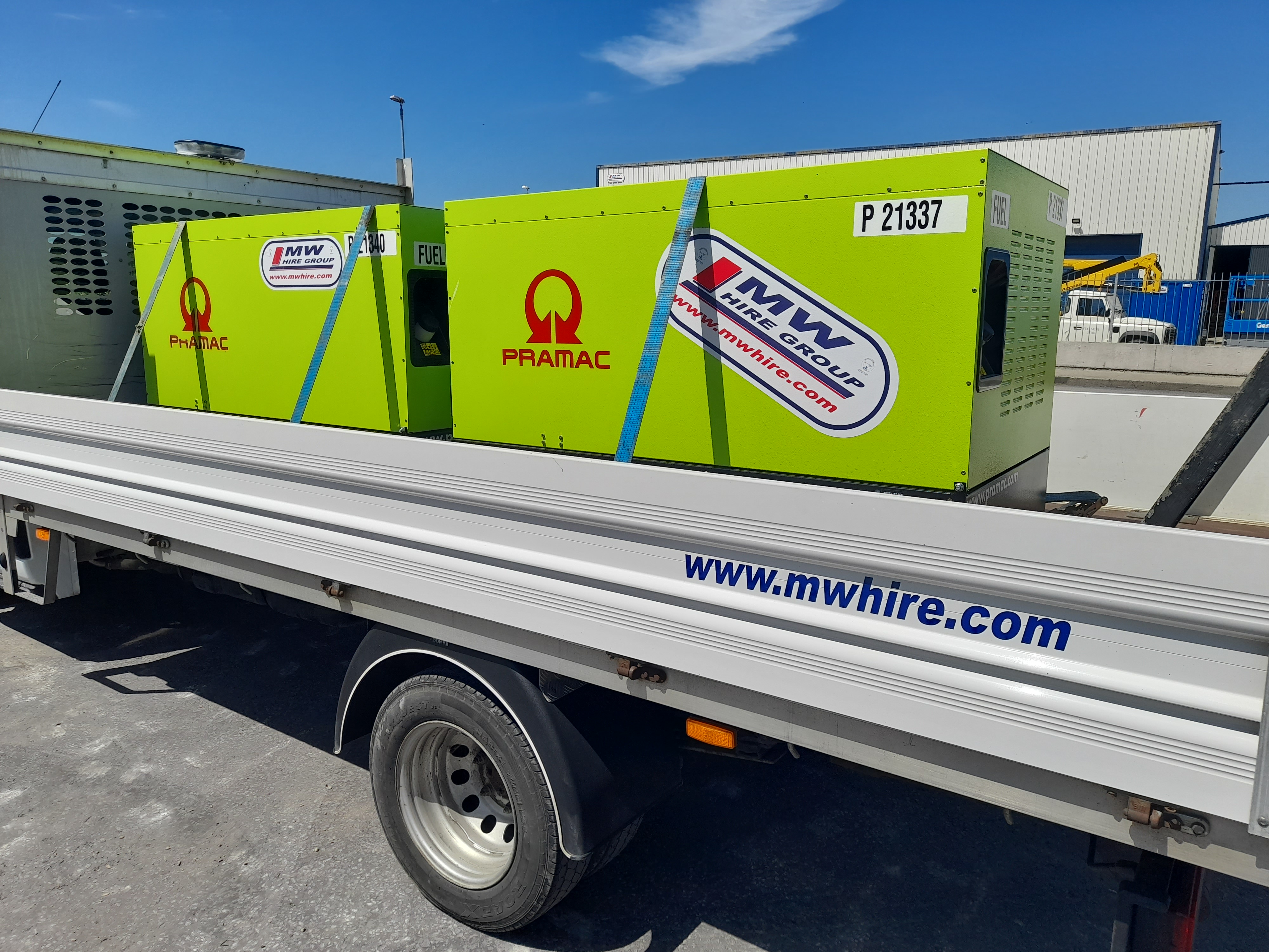 2x Pramac 22 KVA Generators SOLD.... Heading to the customer in Co. Limerick 