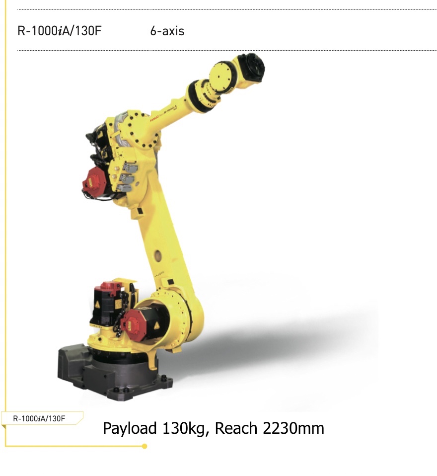 Fanuc R-1000iA/130F Data Sheet R-Series Robot