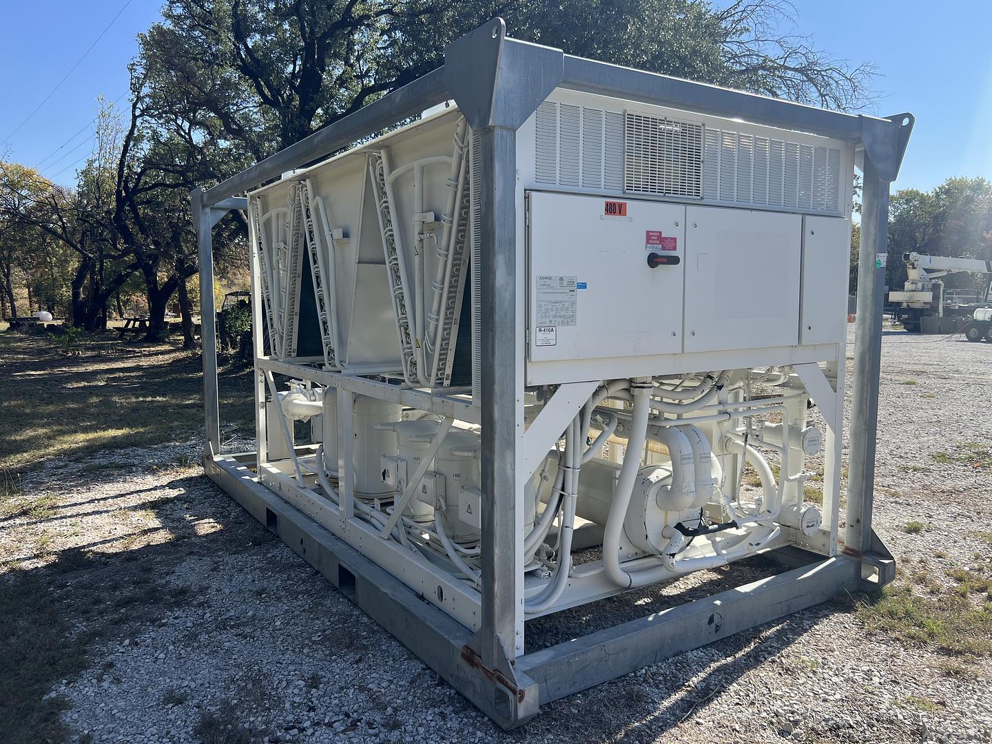 Used Trane 80 ton air cooled chiller