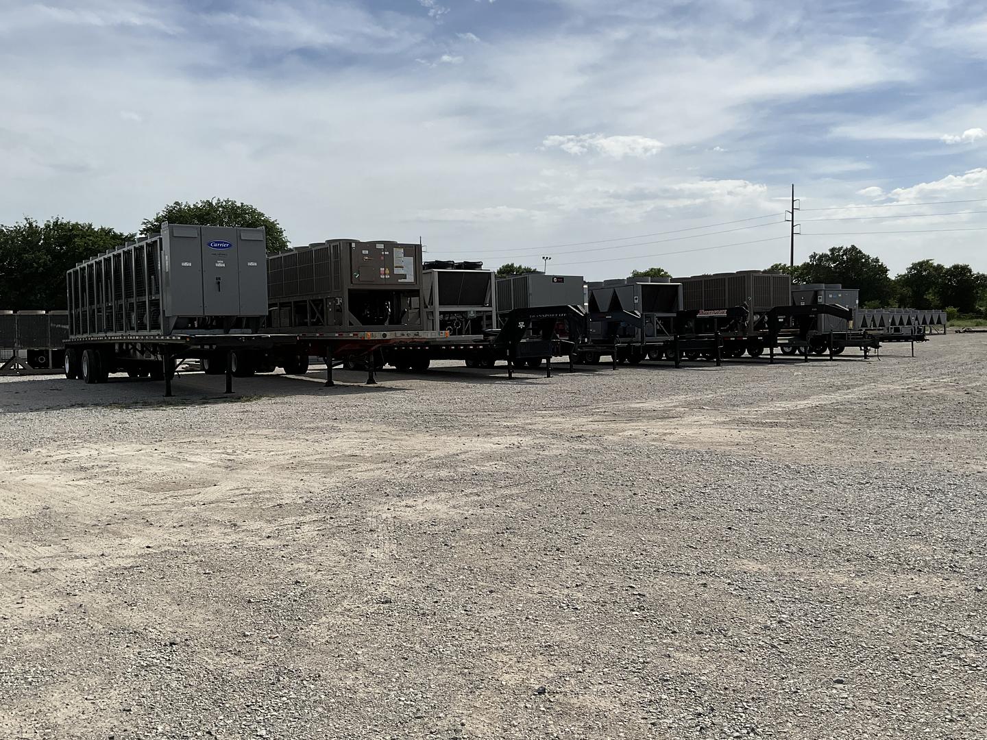 Used Carrier 450 ton air cooled chiller