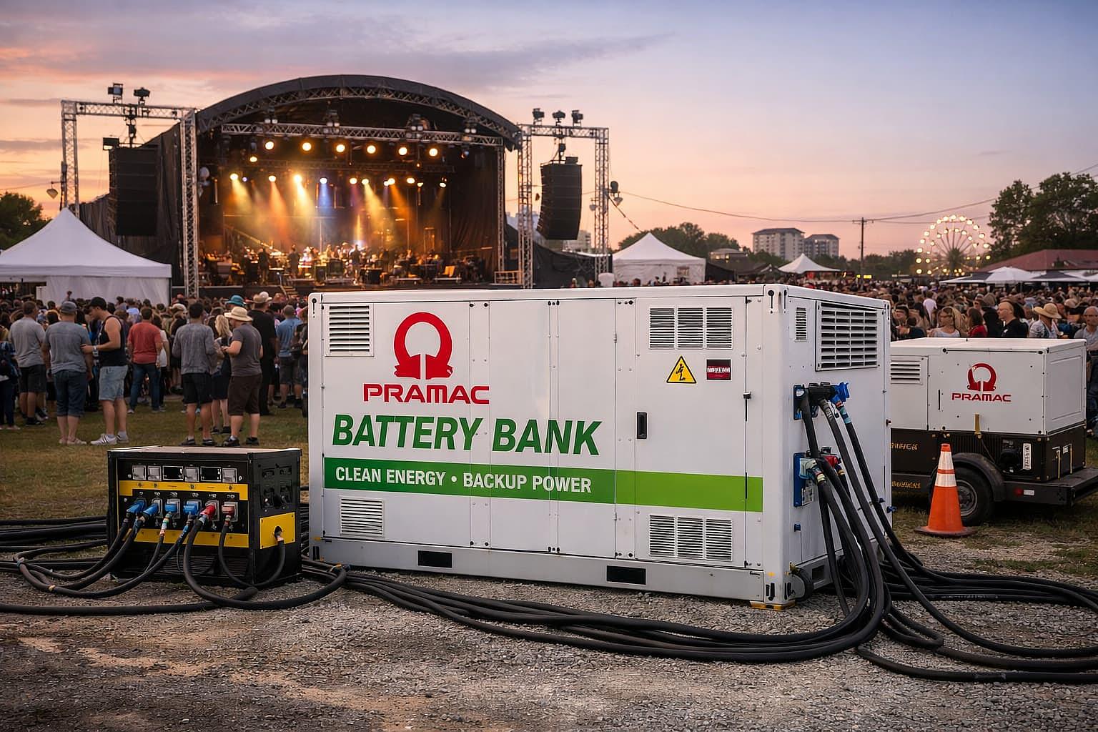 Why a Pramac Battery Bank Is a Smart Power Solution for Big Events