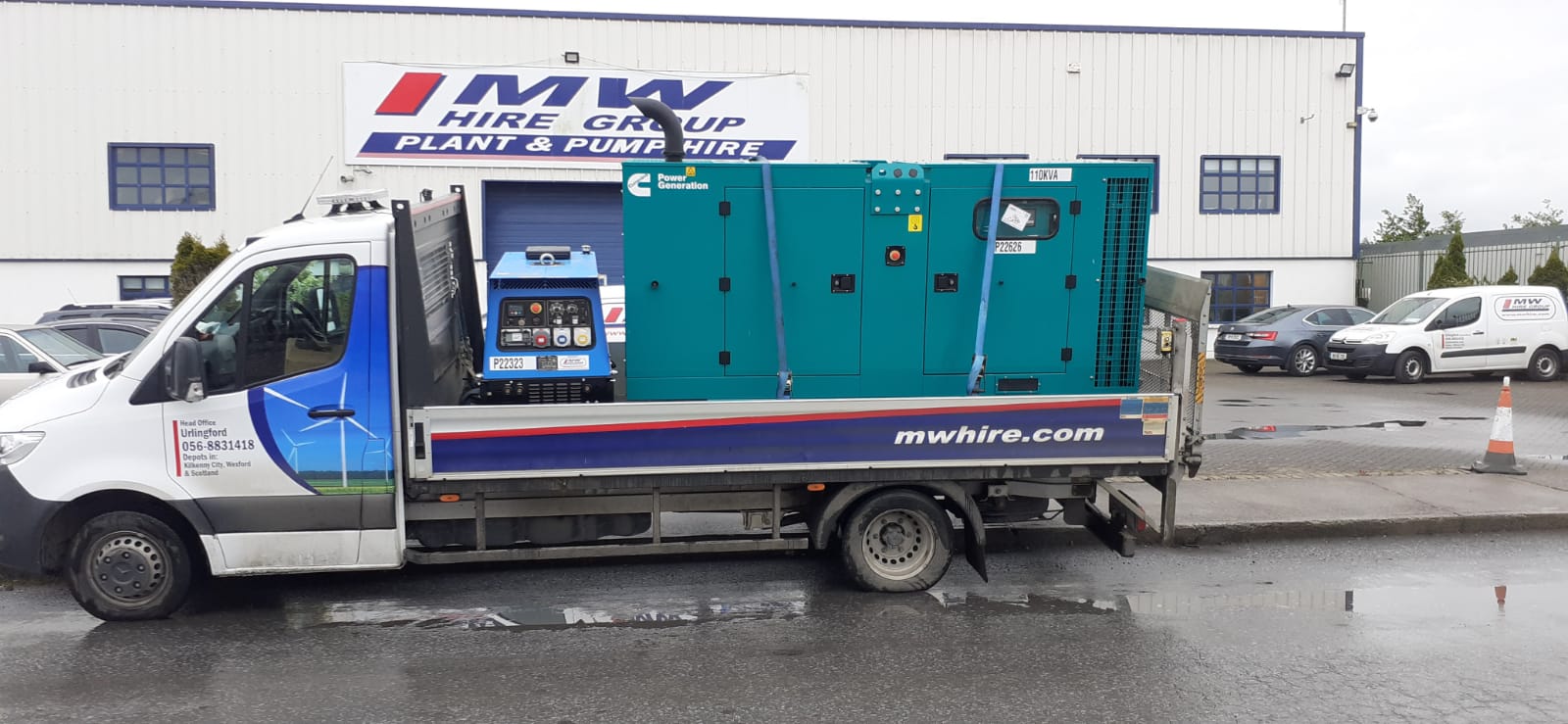 New Cummins C110D5 Generator and New Genset 400amp Welder Generator SOLD..... Heading to customers in Co. Wexford 