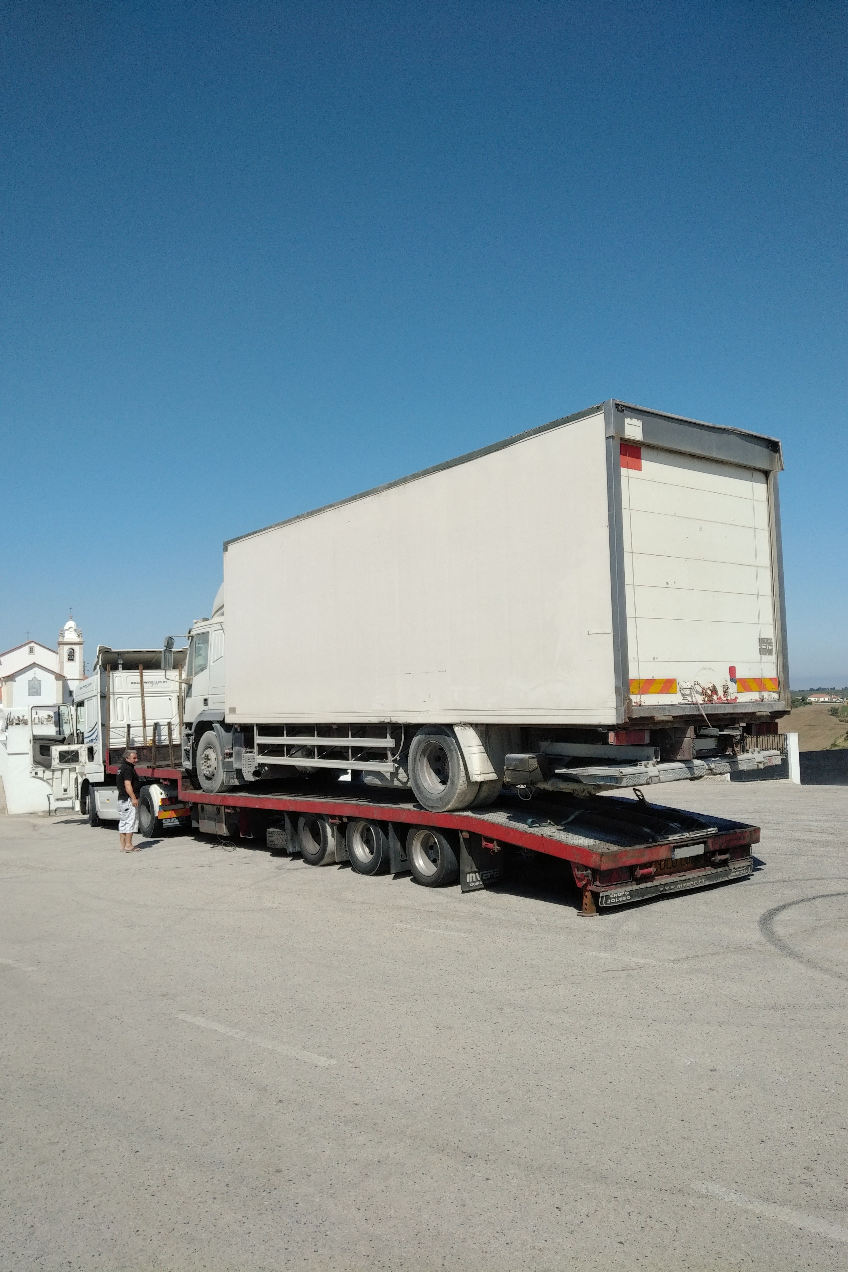 FOR SALE Left hand drive Iveco Eurotech 190E27 R 19 ton isothermic box lorry with tail lift.