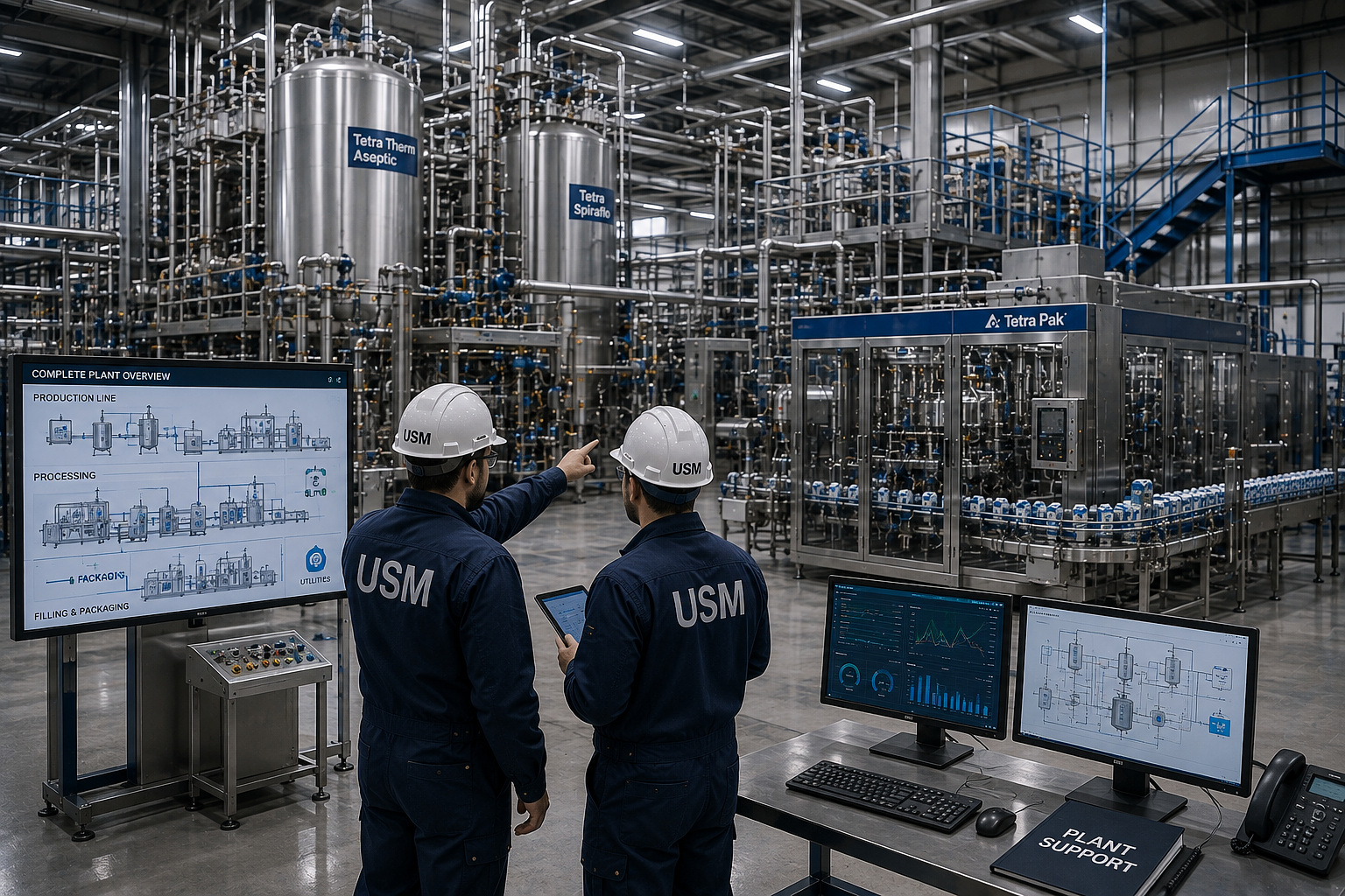 Complete plant support and production management