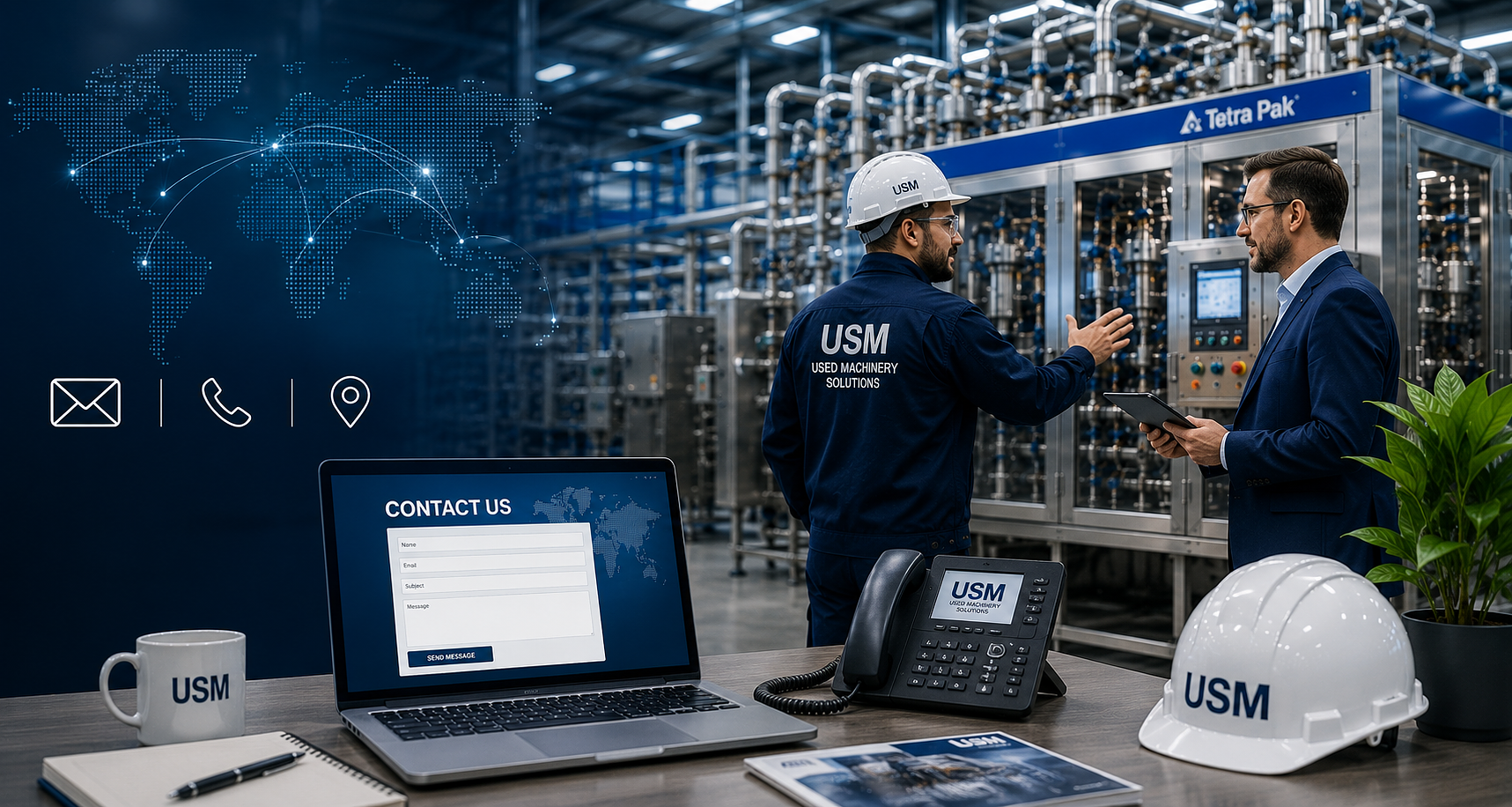 Contact USM Used Sweden Machines