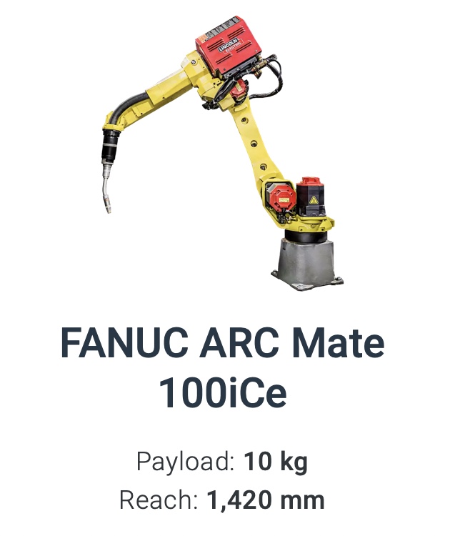 Fanuc Arc Mate 100iCe Data Sheet