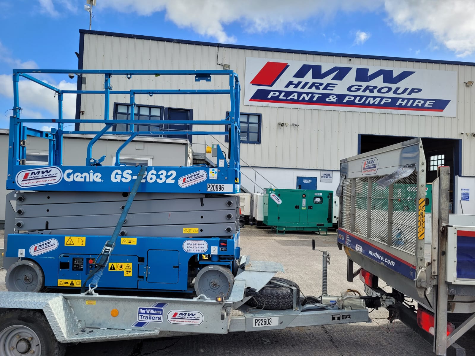 Ex Hire 2632 Genie Scissor Lift SOLD.. Heading to the customer in Kildare 