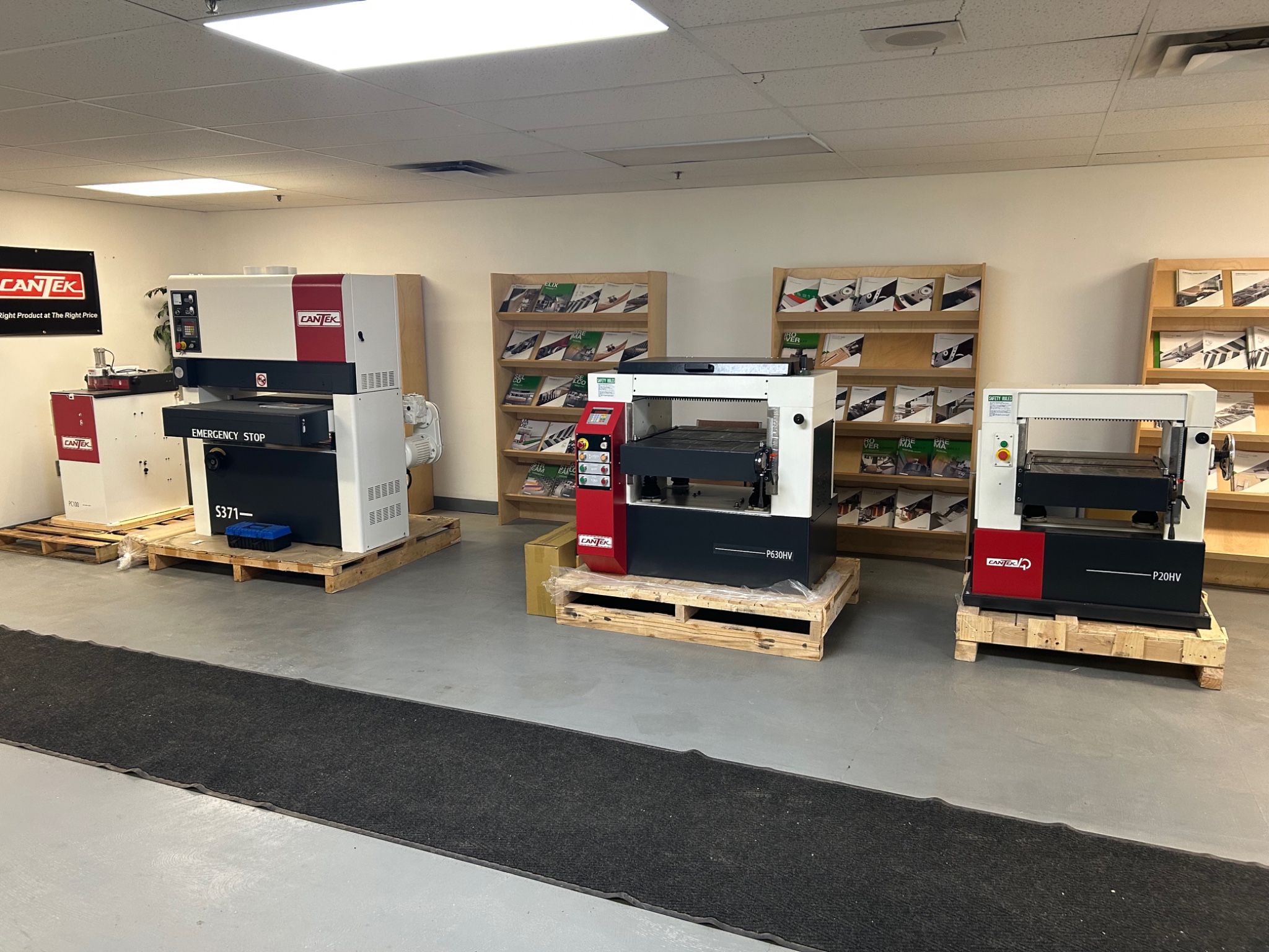 Cantek Showroom Machines have arrived !  Schedule a visit today.