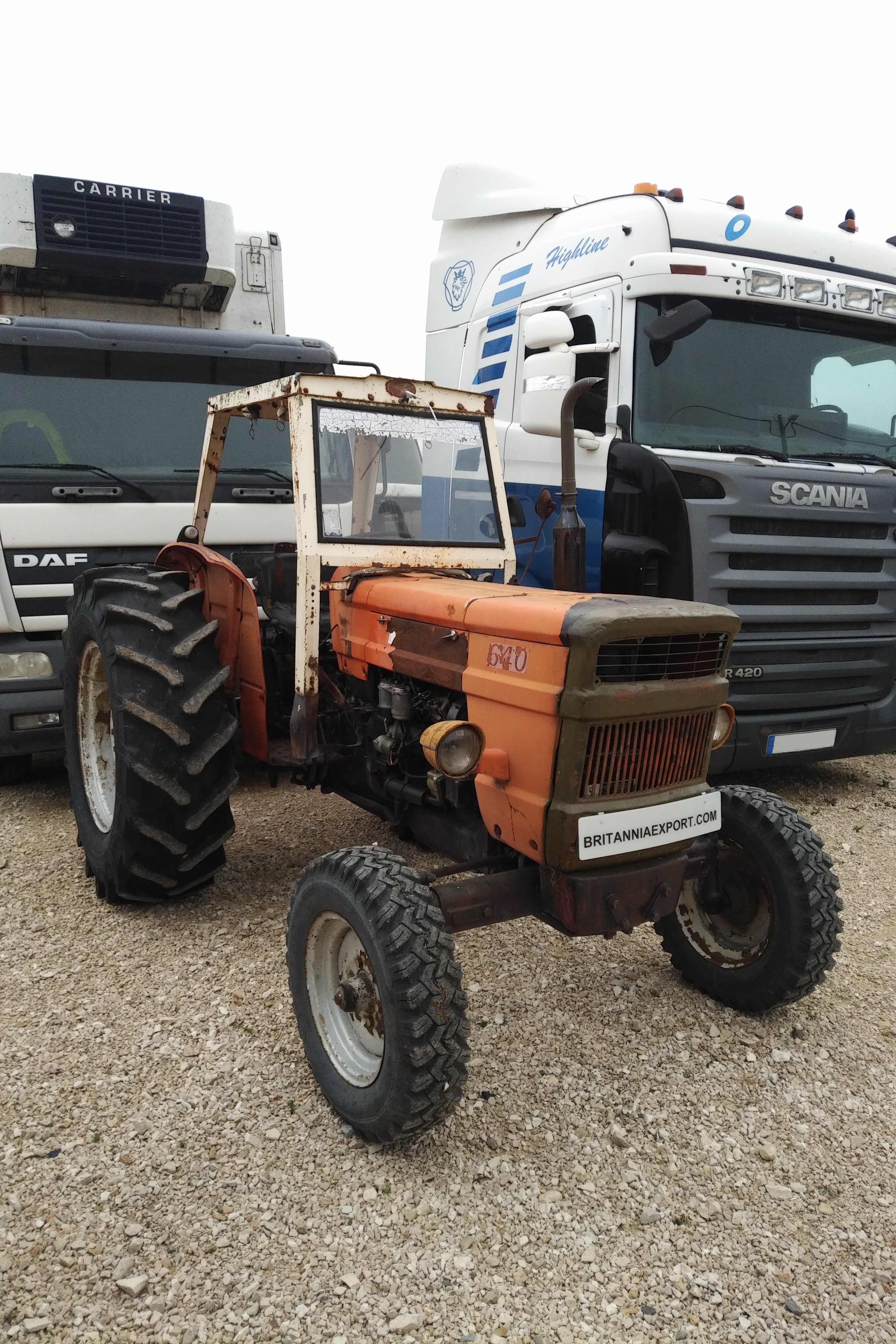 1978 FIAT 640 Farm Tractor sold to Lagos - Nigeria.
