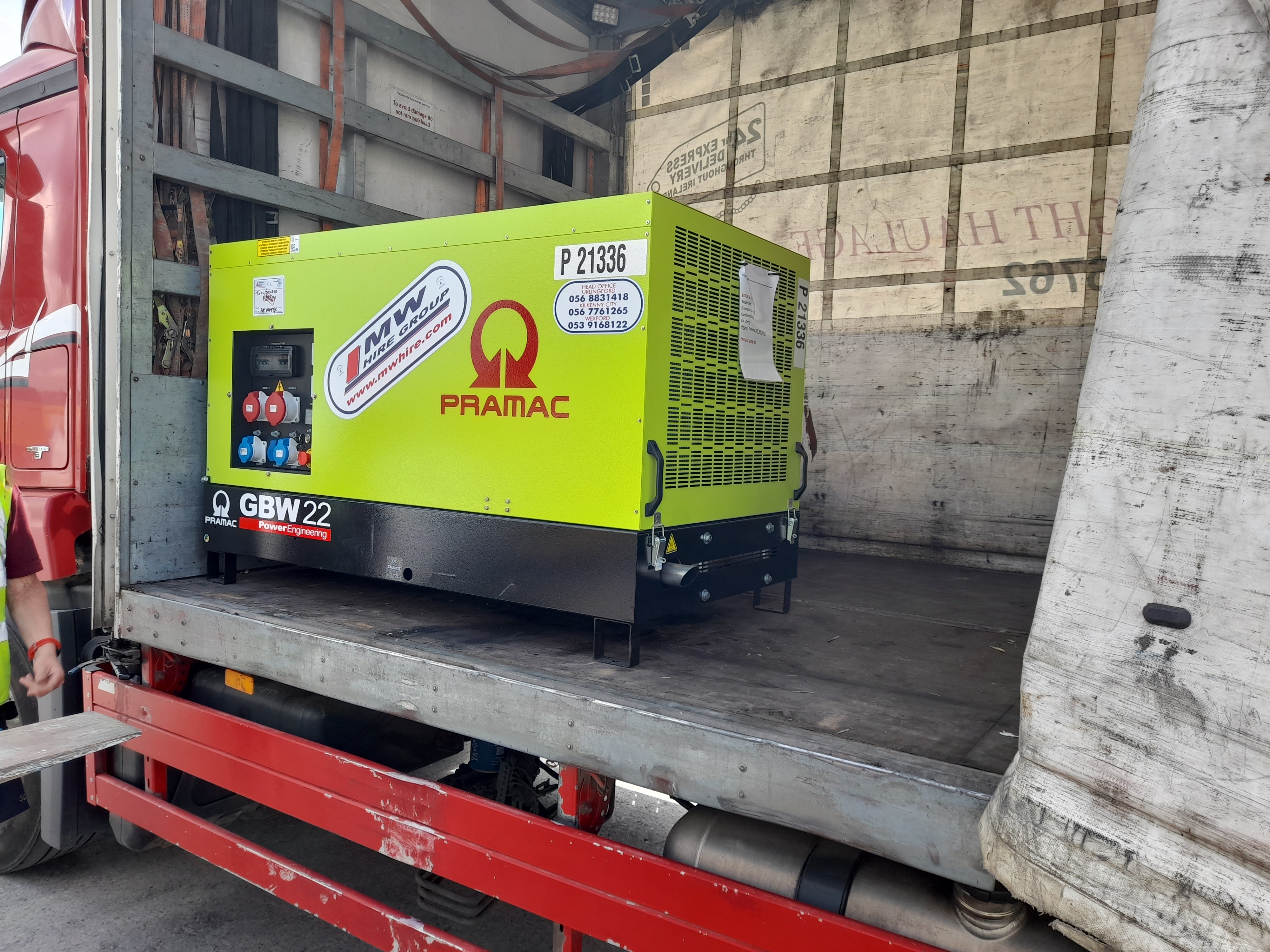New Pramac GBW22 SOLD and on its way to the customer in Co. Kerry 