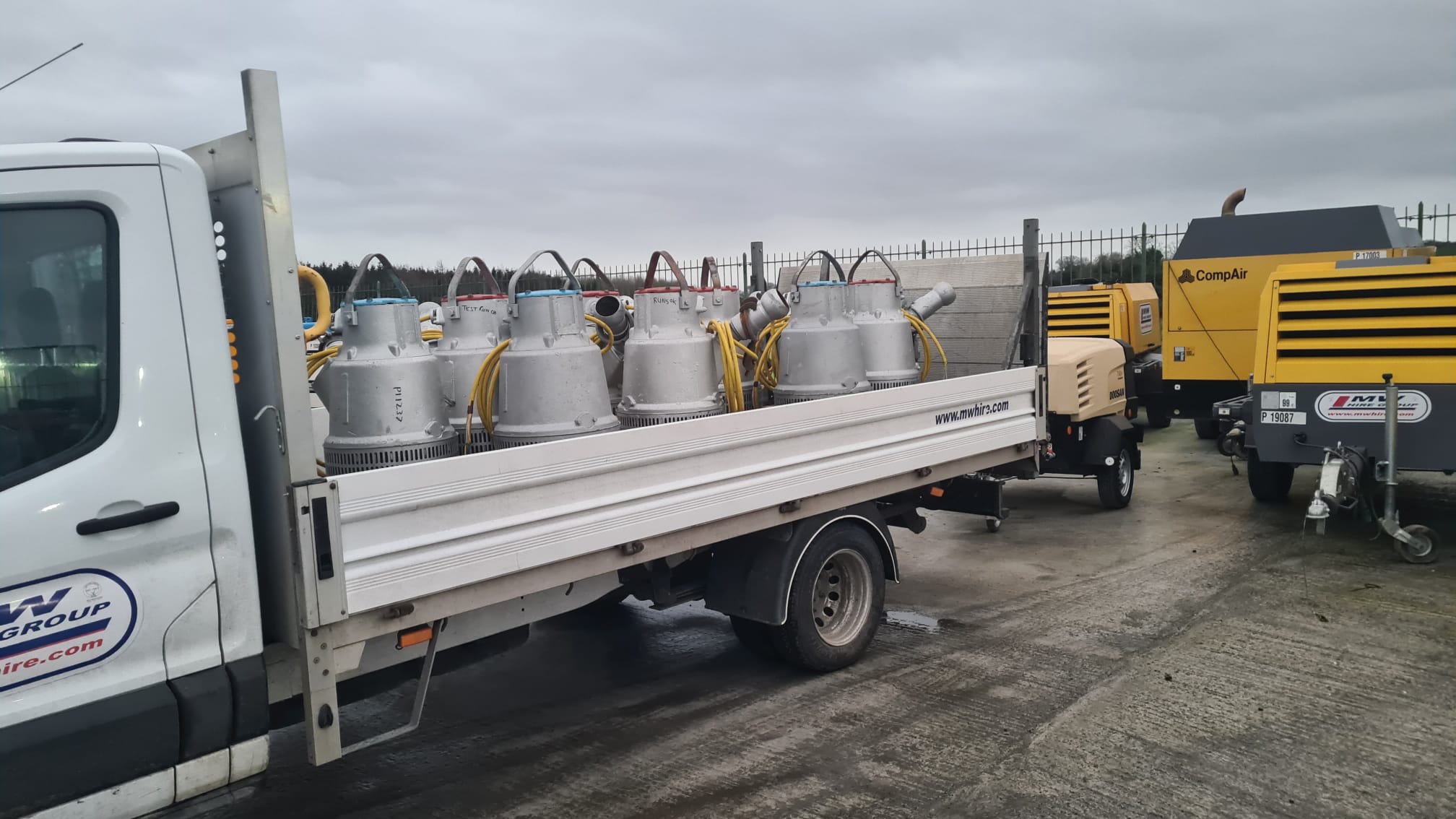 9x Flygt 20 Kva Pumps SOLD to a quarry in Meath 