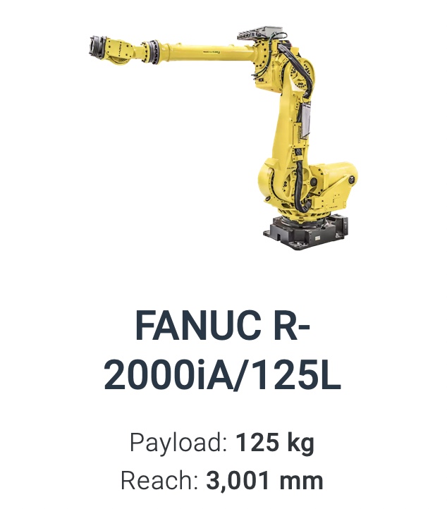 Fanuc R-2000iA/125L Data Sheet R Series Robot