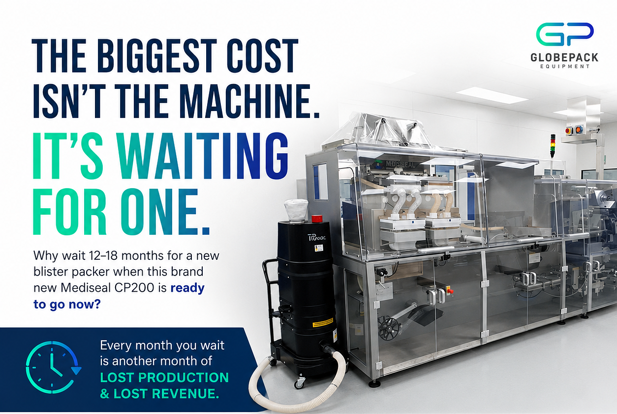 Mediseal CP200 Blister Packer Available Immediately – Avoid Long OEM Lead Times