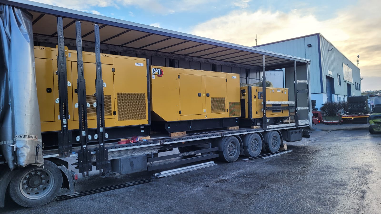 Number of Large CAT and Cummins Generators heading for export