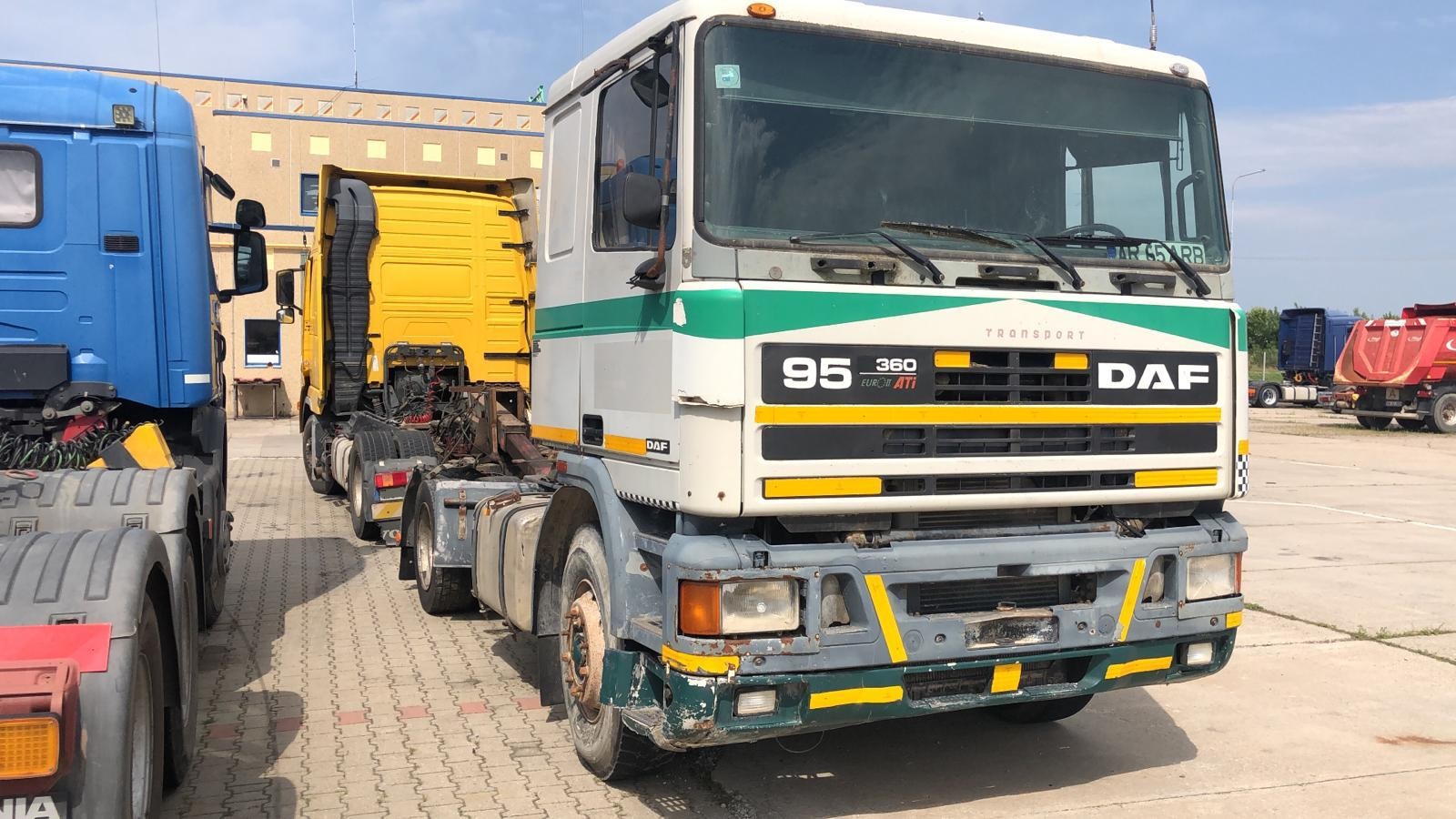 Coming soon. For sale left hand drive DAF 95 360 ATI tractor unit.