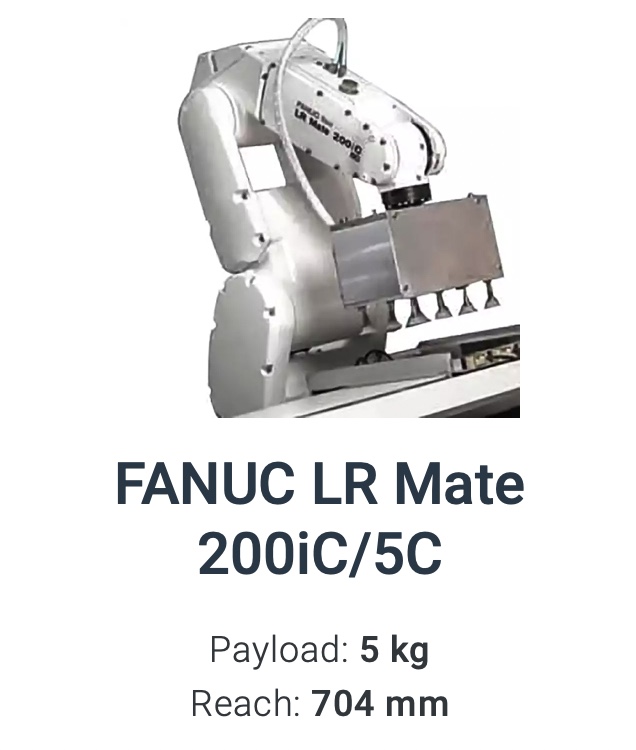 Fanuc LR Mate 200iC/5C Data Sheet
