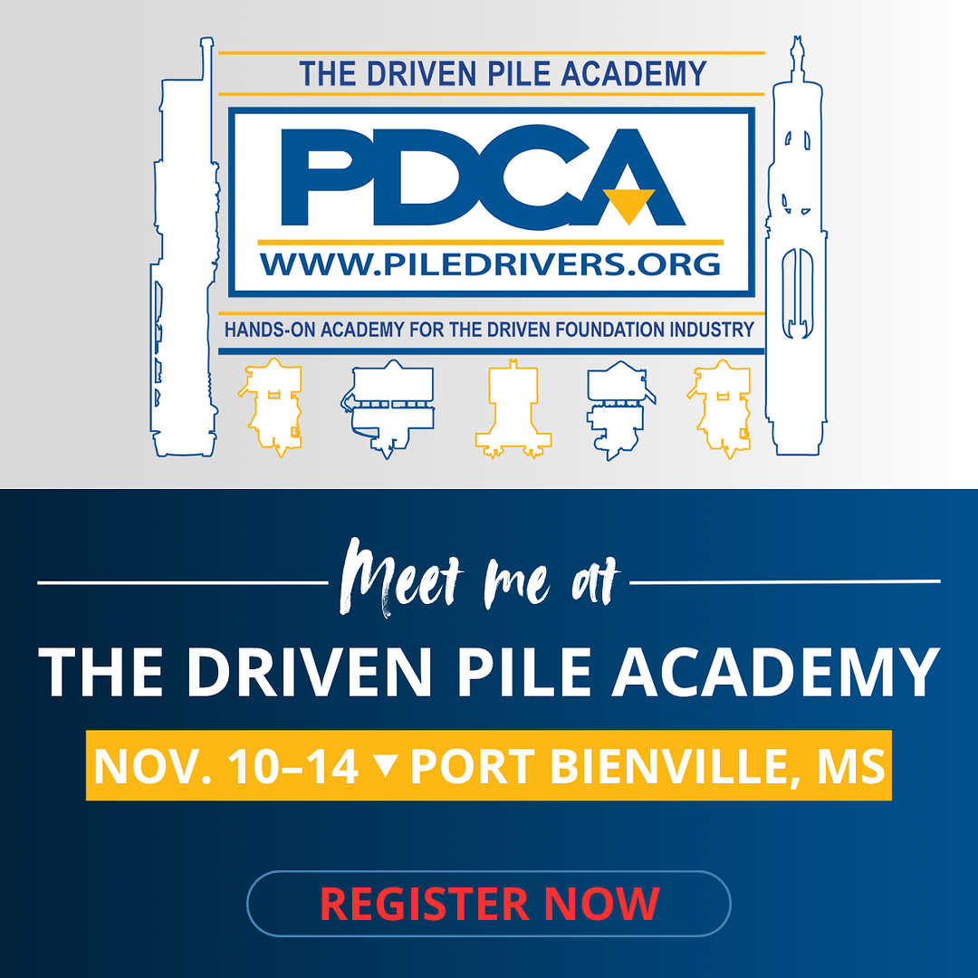 Meet Us at The Driven Pile Academy!