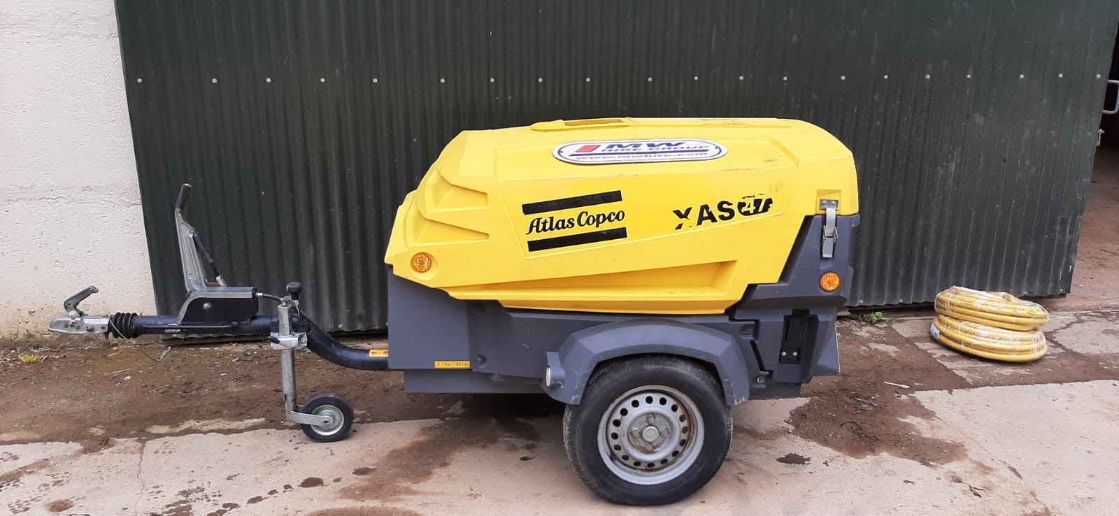 New Atlas Copco XAS48 & Used Atlas Copco XAS47, 90cfm compressors SOLD... Delivered to the customer in South Tipperary