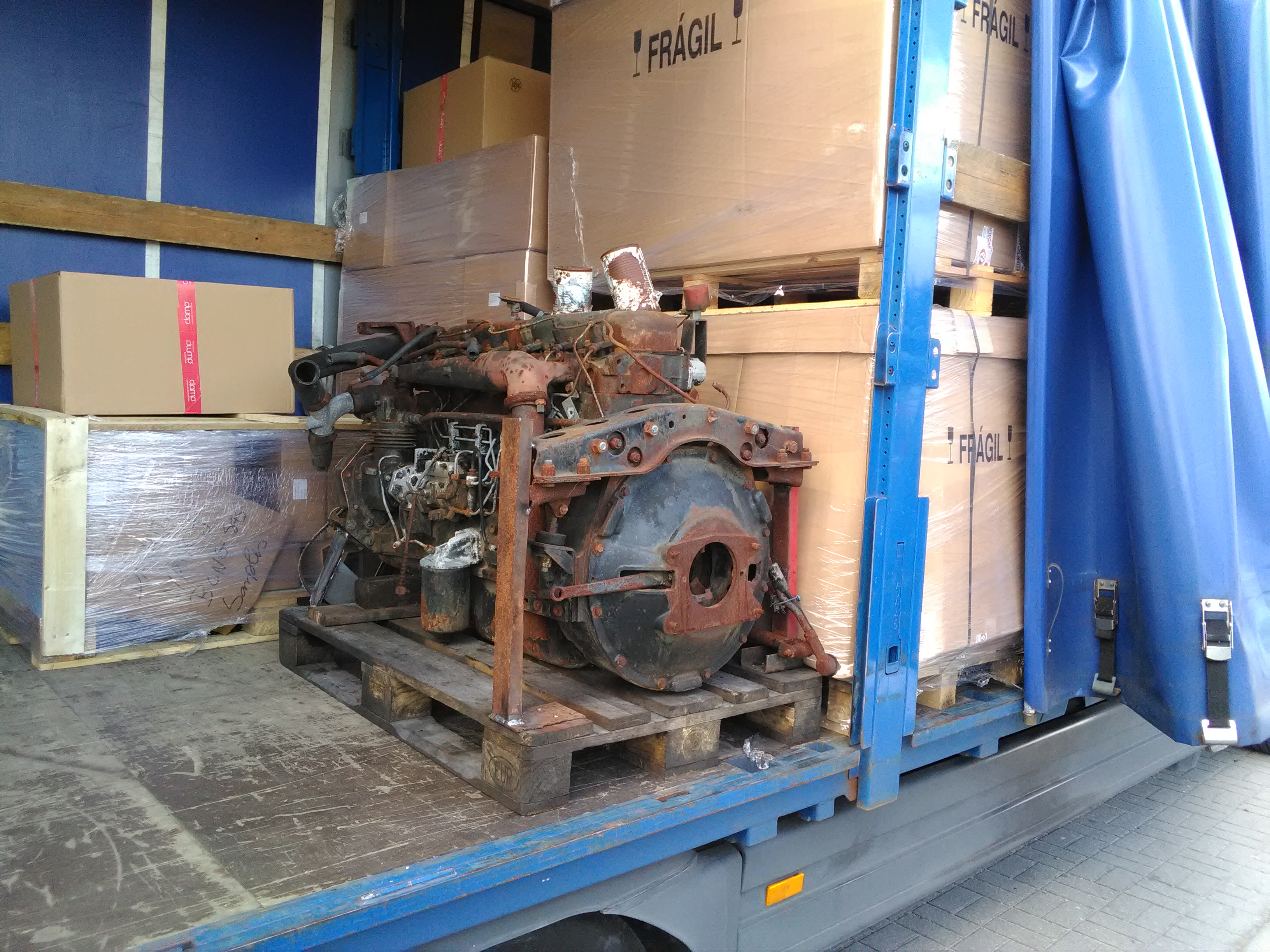 Delivery to Belgium.