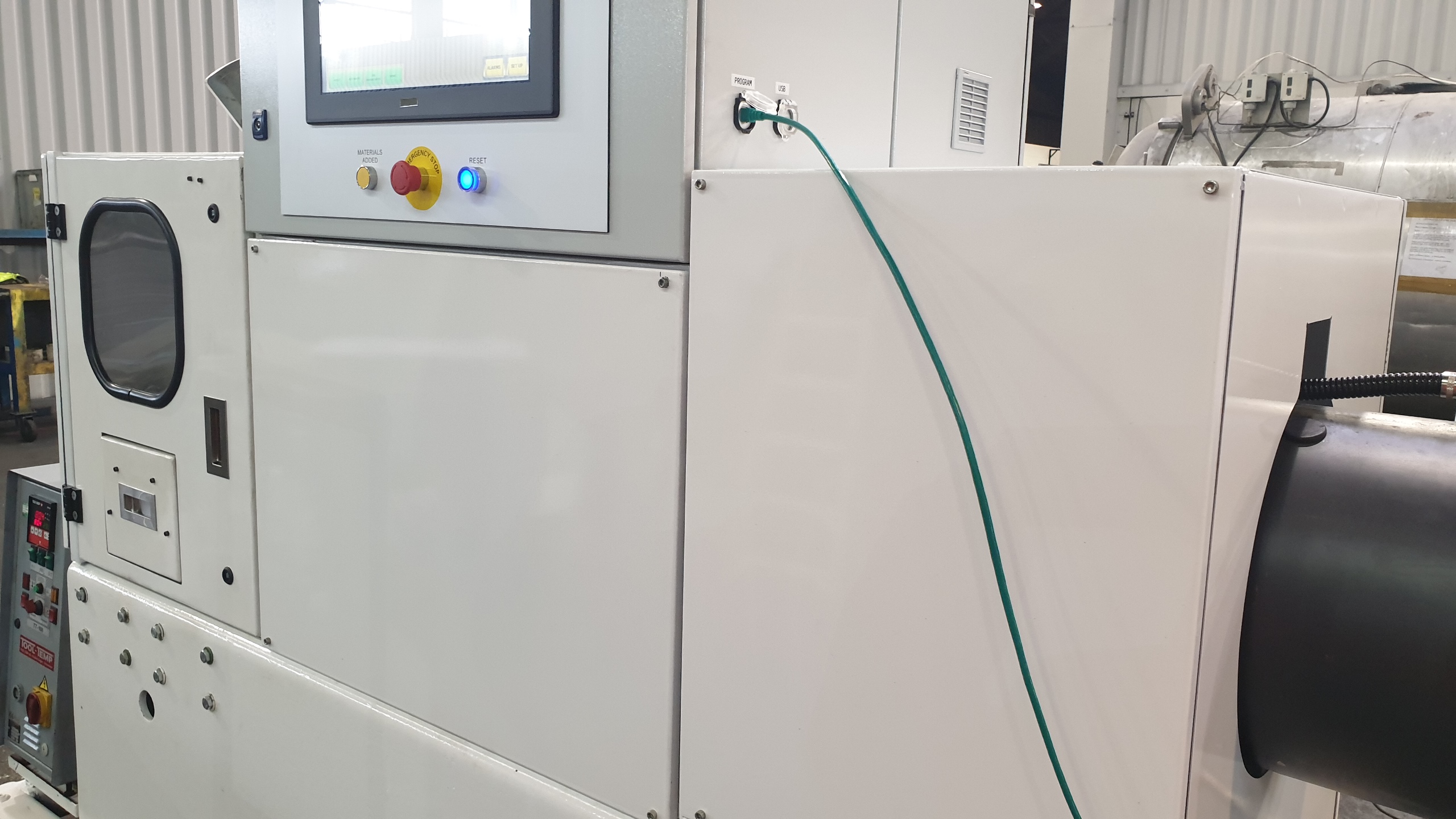 A Full Refurbishment complete on a Farrel Model BR Lab Banbury Mixer 1.6L