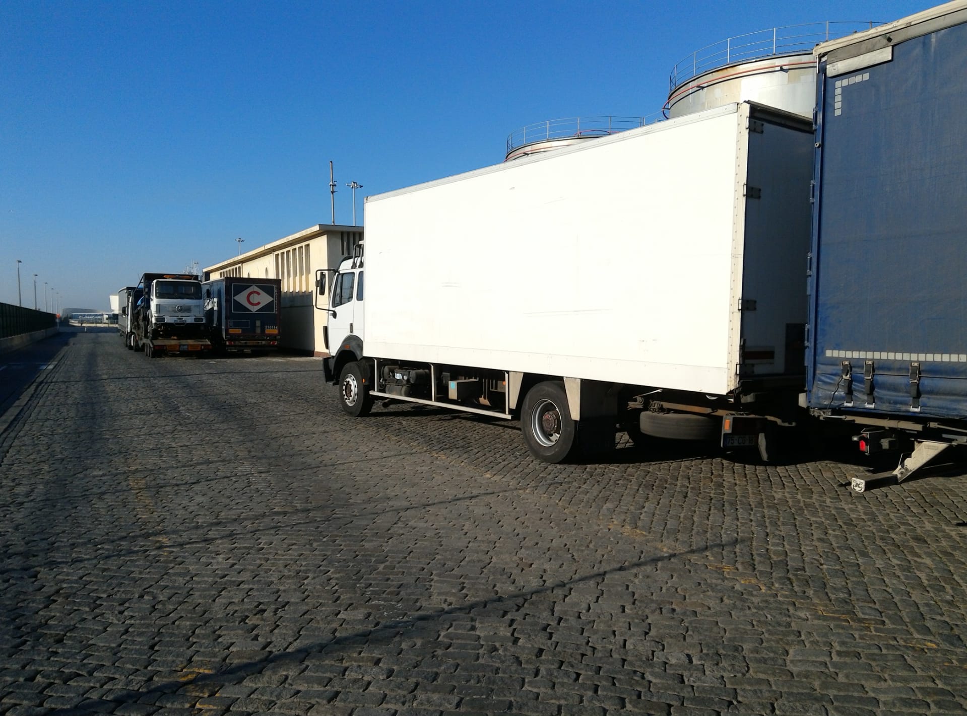 Shipping of Mercedes Benz 1827 box lorry to Lagos - Nigeria.