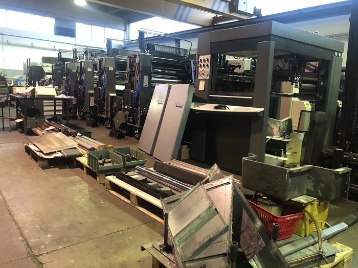 HEIDELBERG SM 102-5P3 revisionata in viaggio verso il Sud Africa