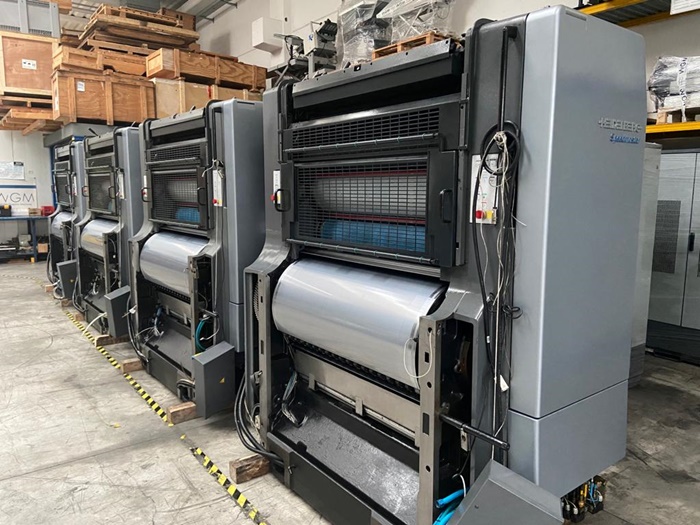 Una bellissima HEIDELBERG CD 102-4 a Brijbasi Art Press INDIA