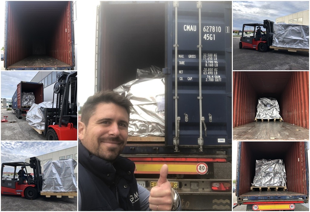 A beautiful RYOBI 924 A on its way to Vietnam