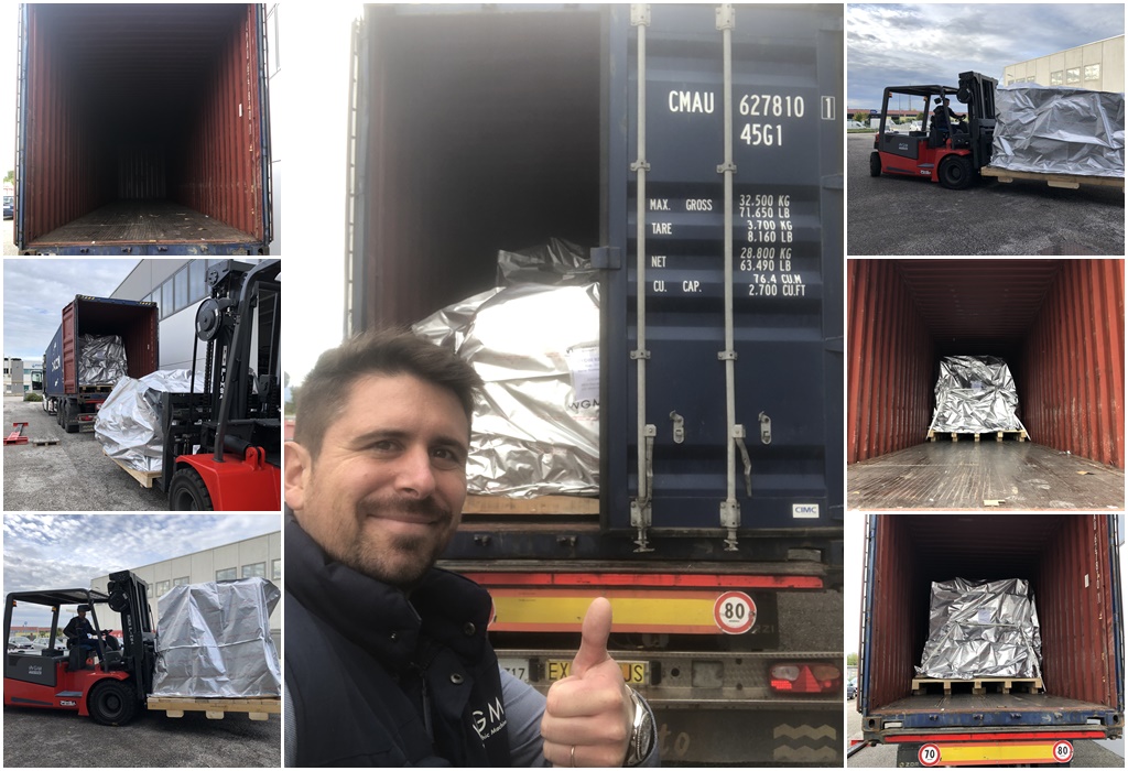 Una bellissima RYOBI 924 A in viaggio verso il Vietnam