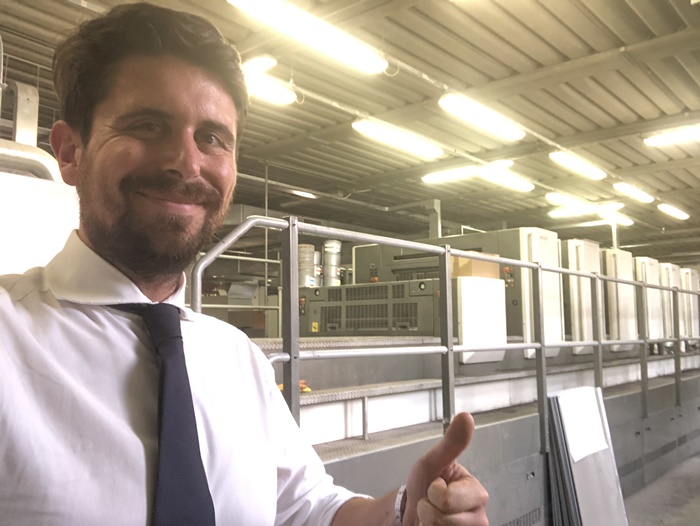 Industrias VANNI in Santiago Cile stampa ora su KOMORI LS 640+C