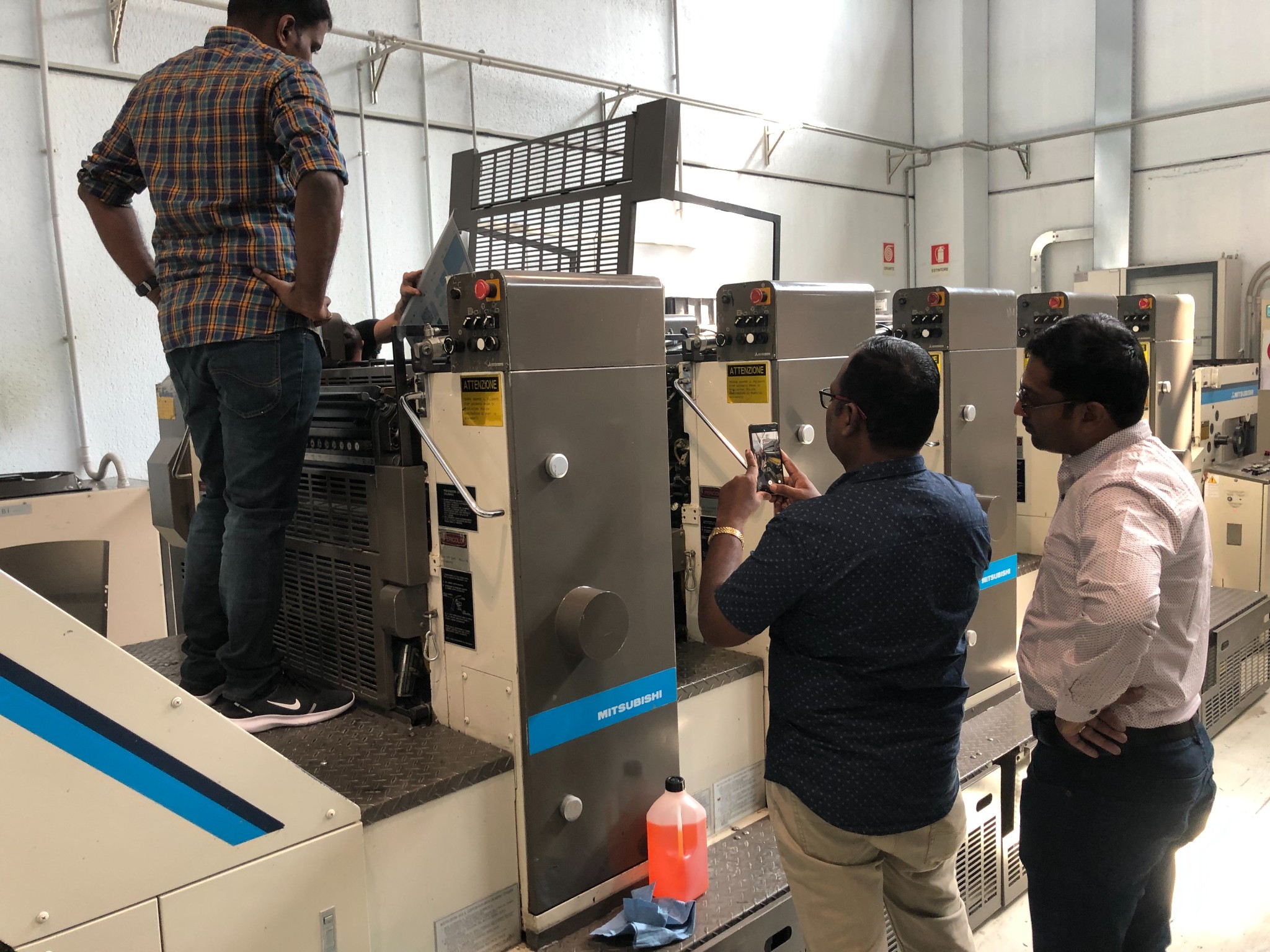 Mitsubishi 1G-5 export to Venus Offset Printers in India