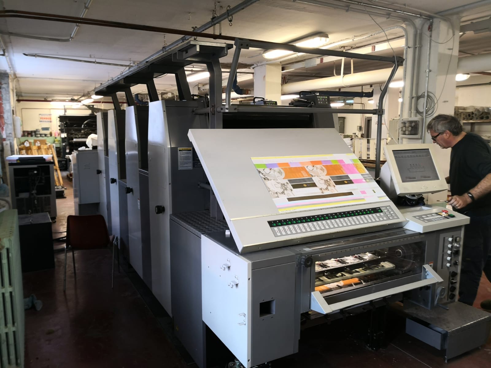 RYOBI 784E installed at the Ivrea prison print shop