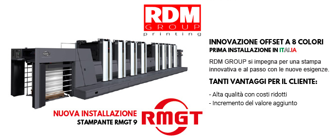 6° macchina venduta alla RDM group