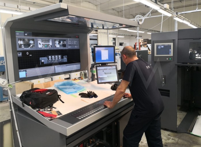 A brand new RMGT 1050ST-4 at La Zecca printing house