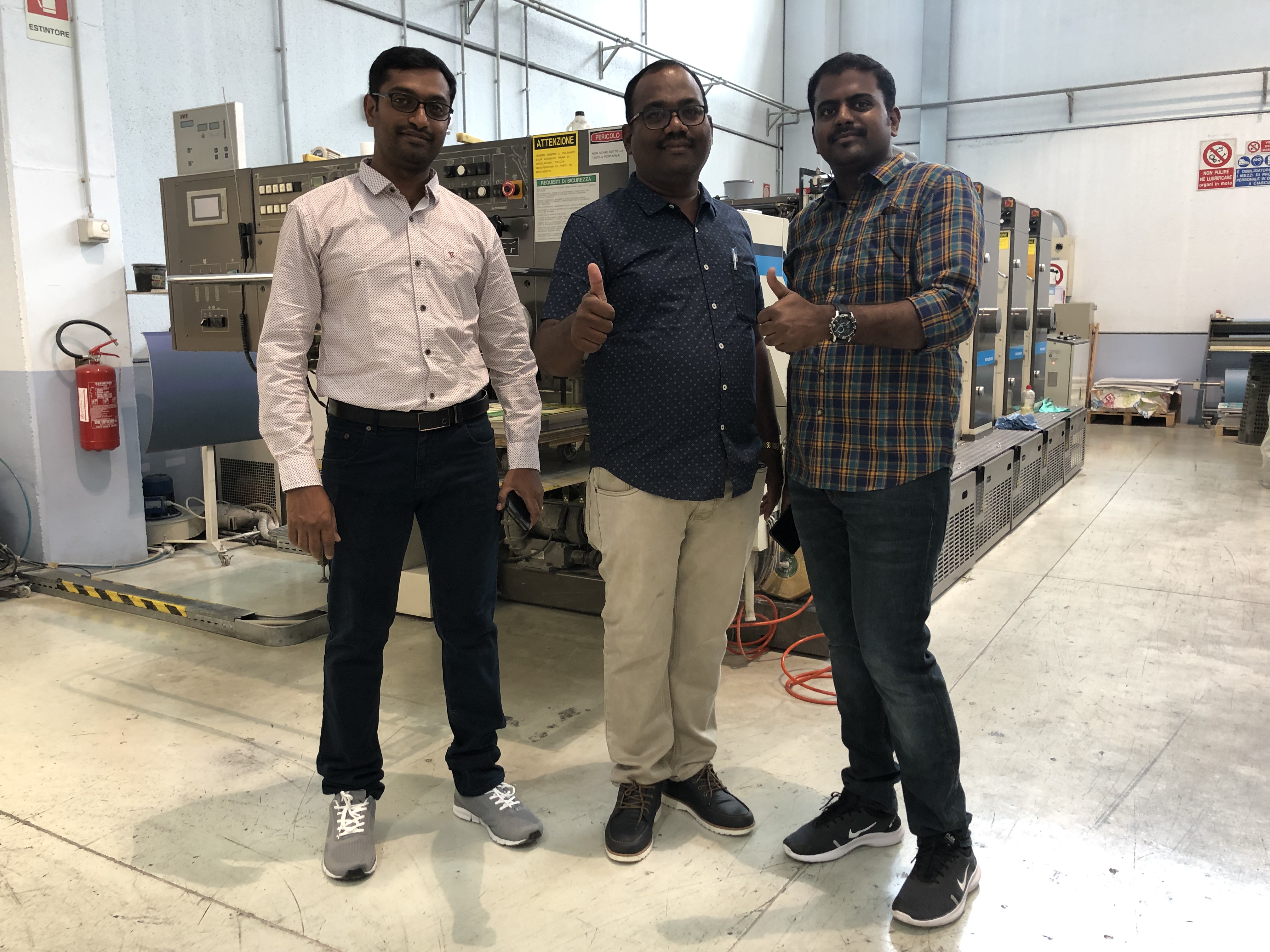 Mitsubishi 1G-5 consegnata in India a Venus Offset Printers