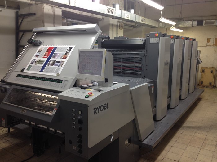 Nuova RYOBI 760 E alla tipografia CIMER di Roma