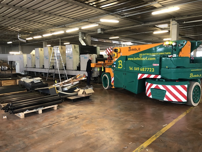 Man-Roland R 905-6+LV consegnata in Messico durante il pieno della pandemia