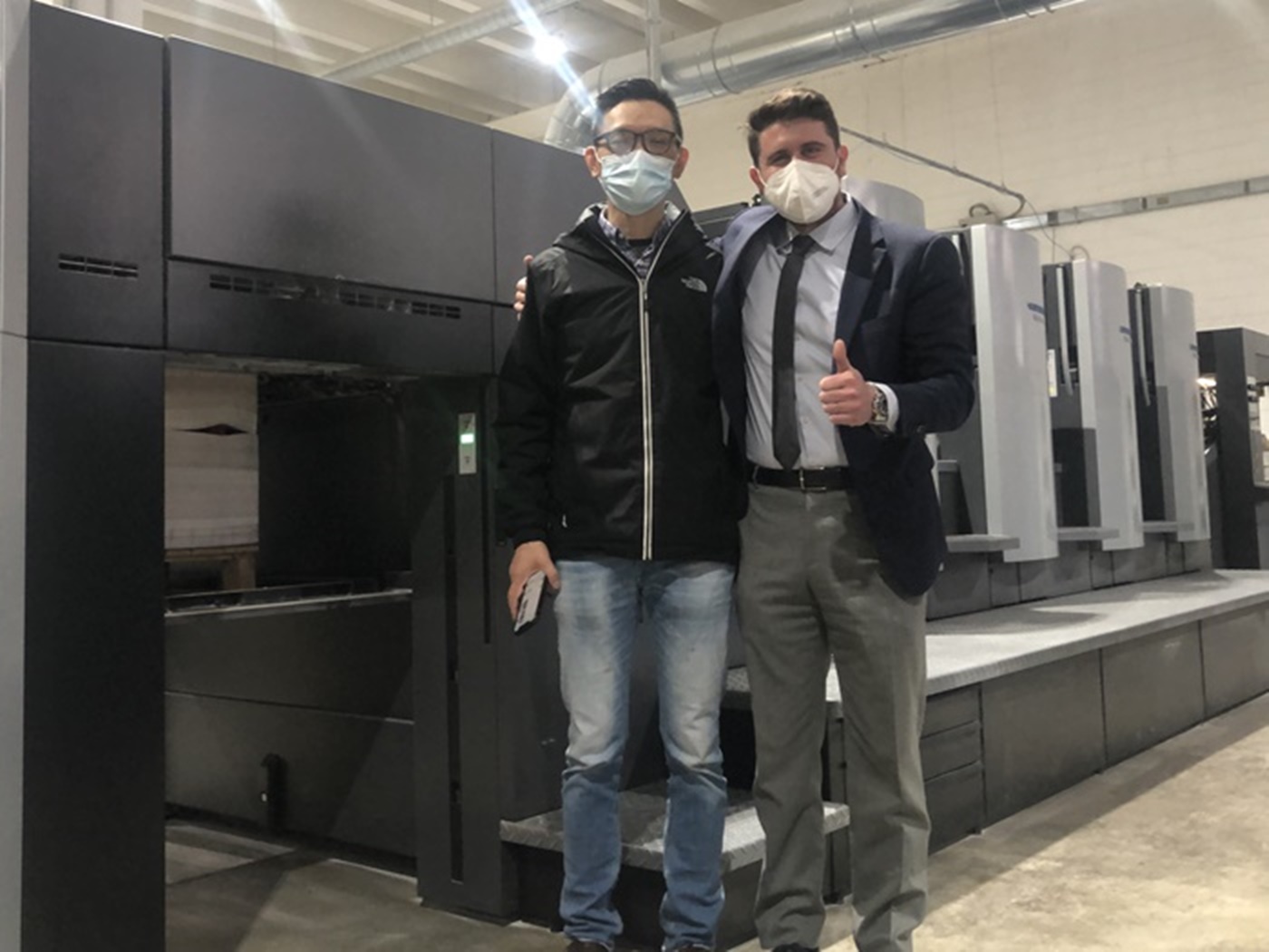 Bellissima HEIDELBERG CD 102-4 dalla Brianza alla Cina