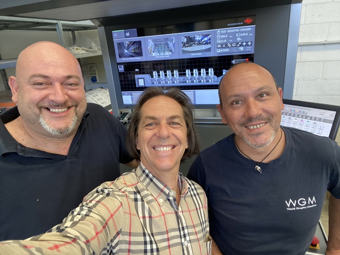 Nuovissima RMGT 970PF-8 LED-UV alle Grafiche Baroncini