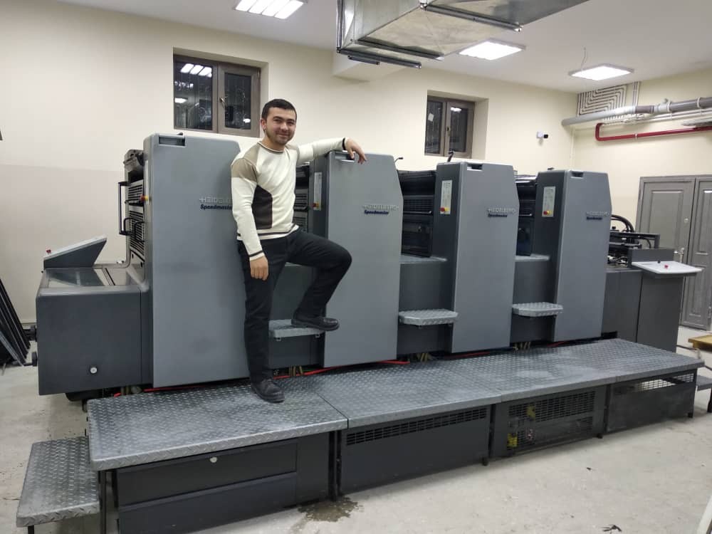 Heidelberg SM 74-4P from Venezia (Italy) to Tashkent (Uzbekistan)