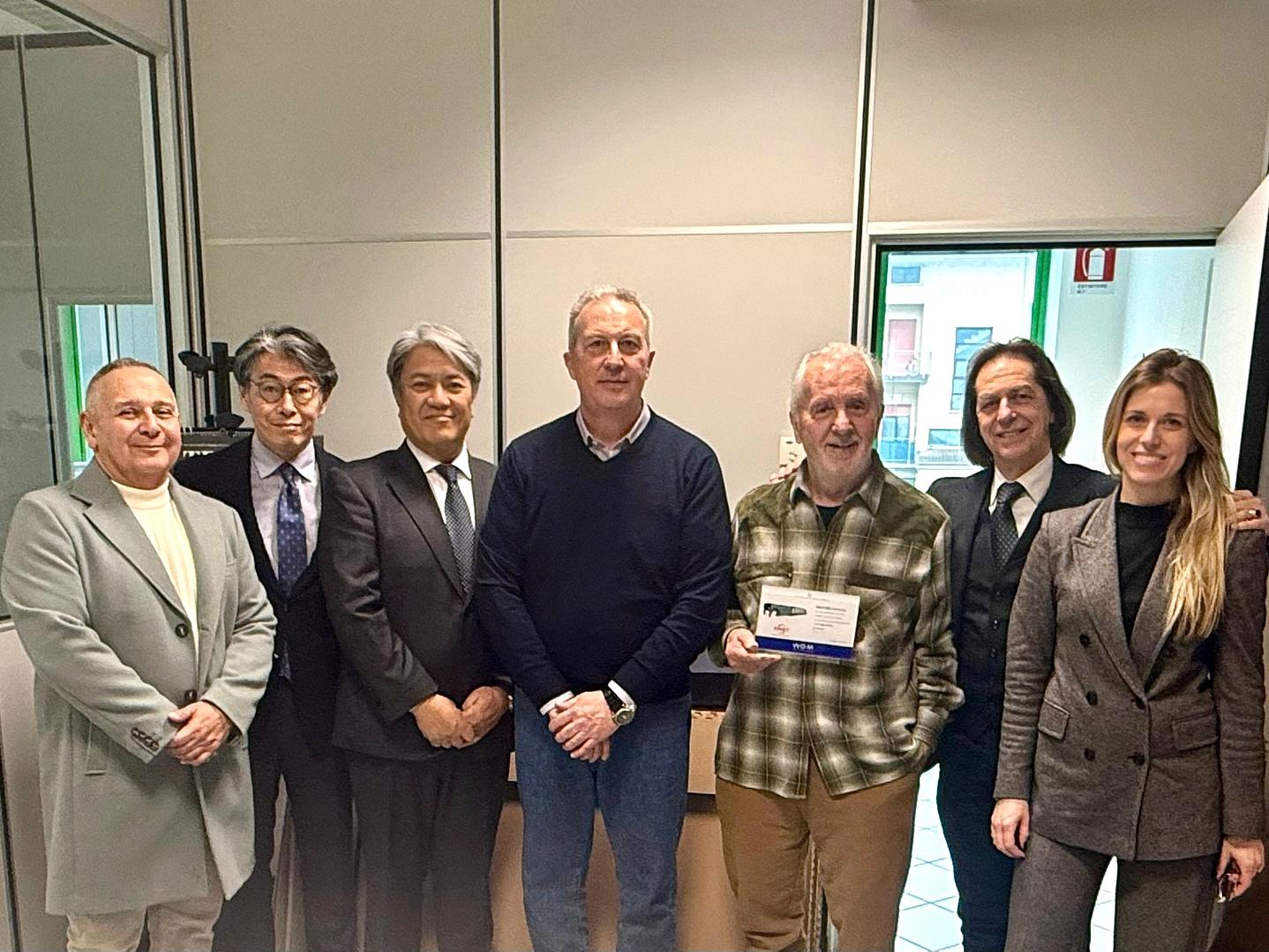 Mr. Kohei Yatsumoto (Senior Advisor) vendite RMGT in visita nel nostro Headquarter.