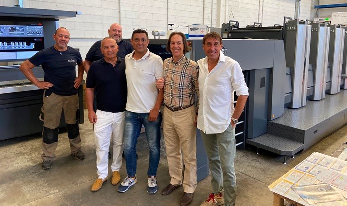 Brand new RMGT 970PF-8 LED-UV installed in Italy