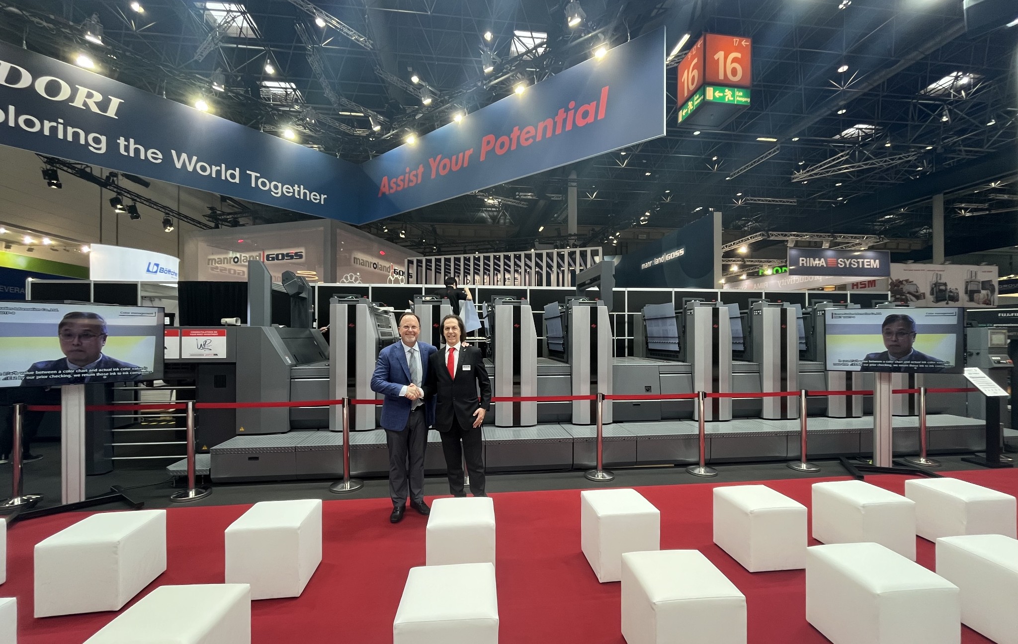 RMGT 970PF-8 esposta al DRUPA venduta in USA