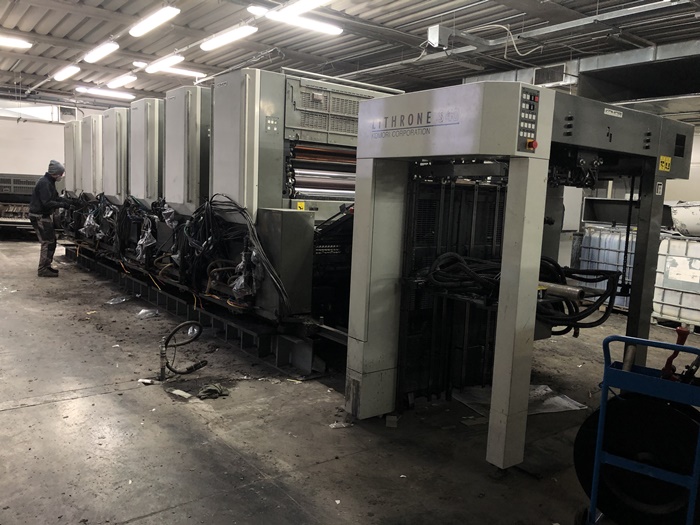 Industrias VANNI in Santiago Cile stampa ora su KOMORI LS 640+C