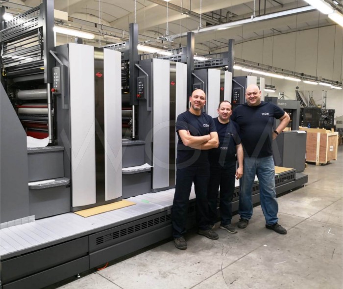 A brand new RMGT 1050ST-4 at La Zecca printing house