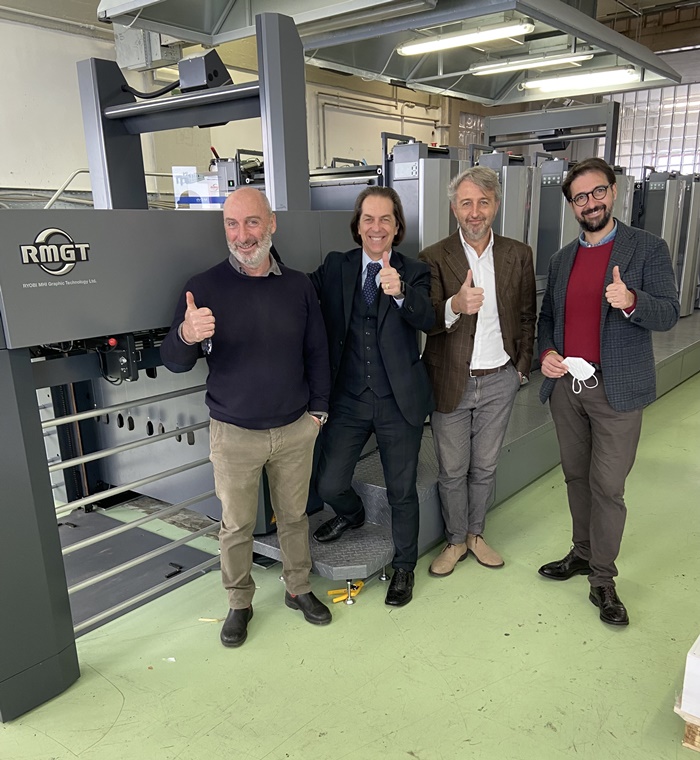 La prima RMGT 970PF-8 in Europa stampa in Italia