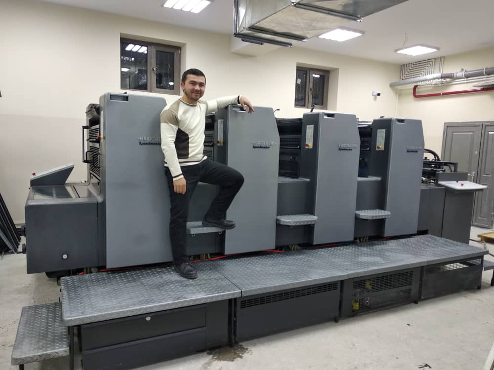 Heidelberg SM 74-4P da Venezia a Tashkent (Uzbekistan)