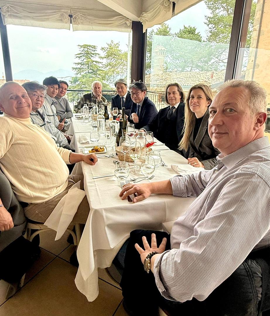 Mr. Kohei Yatsumoto (Senior Advisor) vendite RMGT in visita nel nostro Headquarter.