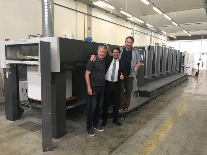 Beautiful HEIDELBERG CD 102-5+LX sold to EVJA in Poland
